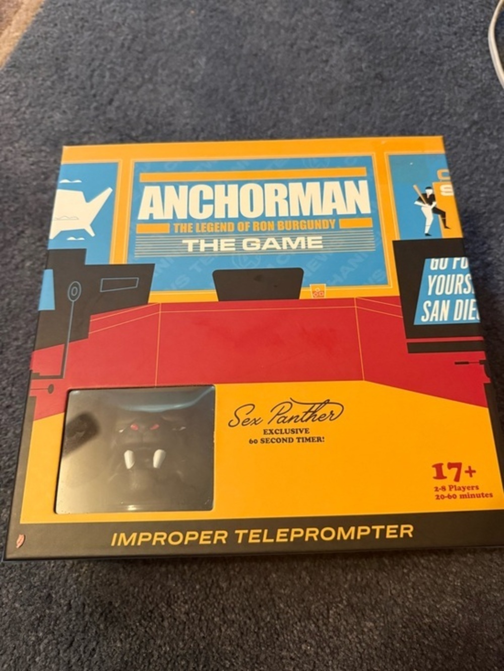 Anchorman The Legend of Ron Burgundy “The Game” Improper Party Game NIB